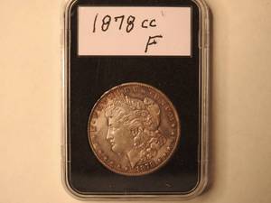 lot 6 image: 1878 CC Carson City Morgan Dollar, F