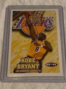 lot 15 image: 1997 Kobe Bryant 2nd Year Hoops Card (PSA 10 sold for $550)