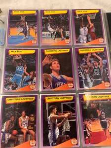 lot 17 image: Large Binder of 1991-92 Basketball Cards