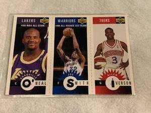 lot 25 image: 1996 Allen Iverson Rookie Upper Deck Card