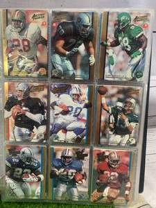 lot 30 image: Large Binder full of Early 1990s Football Cards