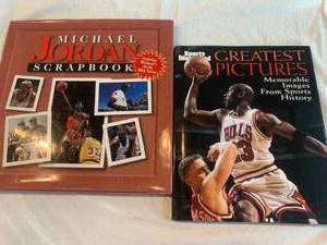 lot 42 image: Lot of 2 Hard Cover Michael Jordan Books