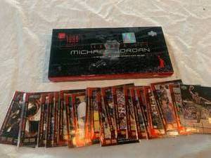 lot 45 image: 1999 Upper Deck Michael Jordan Partial career set