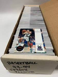 lot 65 image: Misc. Box of 1993-94 Skybox Premium Cards