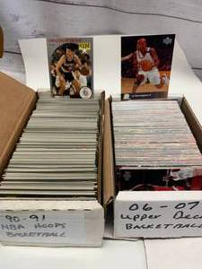 lot 69 image: Misc. 1990-91 NBA Hoops & 06-07 Upper Deck Basketball Cards