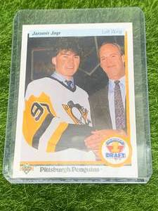 lot 86 image: Jaromir Jagr Rookie Hockey Card