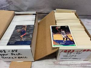 lot 87 image: 2003-04 Upper Deck & 1993-94 Topps Basketball Cards