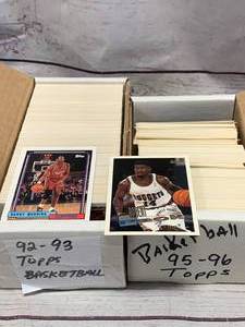 lot 102 image: 1992-96 Topps Basketball Cards