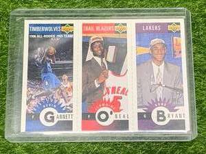 lot 105 image: 1996-97 Upper Deck Kevin Garnett  Kobe Bryant Card