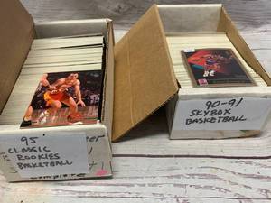 lot 107 image: 1990-91 Skybox & 1995 Classic Rookie Cards