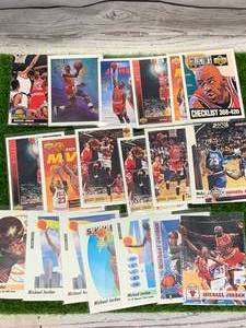lot 111 image: Lot of 20 Early 1990s Michael Jordan Basketball Cards