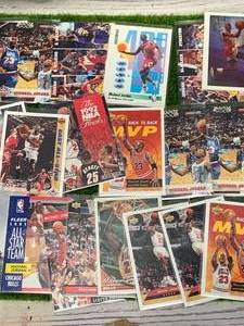 lot 113 image: Lot of 20 Early 1990s Michael Jordan Basketball Cards