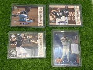 lot 116 image: Lot of 4 Michael Jordan Baseball Cards
