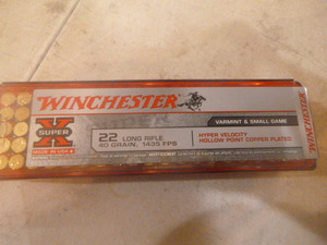 Winchester Super X 22 Long Rifle Bullets