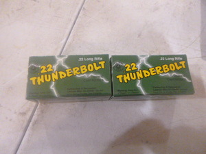 2 Boxes of Thunderbolt Rimfire Cartridges