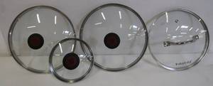 lot 264 image: Glass Cookware Lid Assortment - Instant Pot & Paula Deen