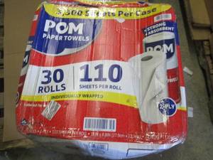 30 Rolls POM Paper Towels...