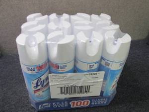 12- 19 oz Lysol Spray...