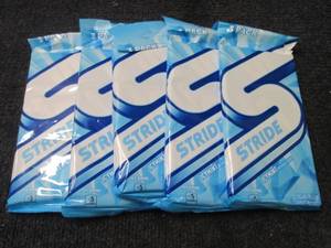 5- 3pks Stride Gum...