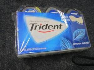6- 50 stick Bottles Trident Gum...