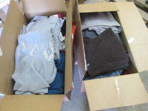 2 Boxes of Assorted Clothes...