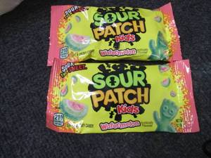 18- 2 oz Bags Sour Patch Kids Water...