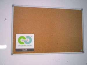 Master Vision Earth Cork Bulletin B...