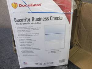 5- 500 ct pks Security Business Che...