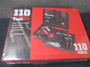110 Home Improvement Tool Kit- open...