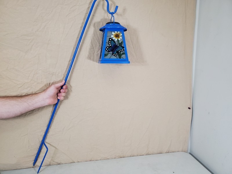 lot 26A image: New Solar Lantern with Shepherd Hook