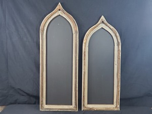 lot 44 image: 2 New Recycled Wood Chalkboards