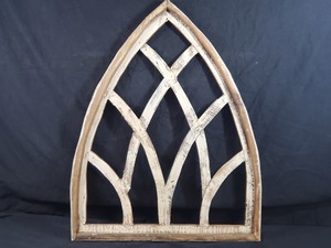 lot 62 image: New Recycled Wood Decorative Shabby Chic Style Window