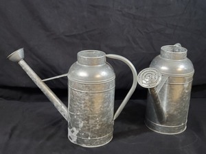 lot 69 image: 2 New Metal Watering Cans