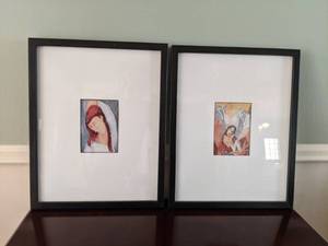 lot 50 image: Pair of Framed Prints Modigliani and Picasso