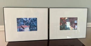 lot 52 image: Pair of Dreamy Framed Prints