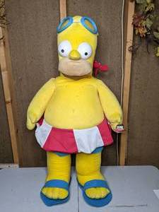 lot 129 image: The Simpsons 39 Plush Doll Homer and Pinchy