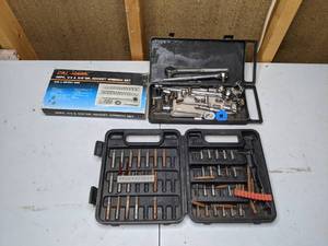lot 156 image: Socket Wrench Set & Drill Bits