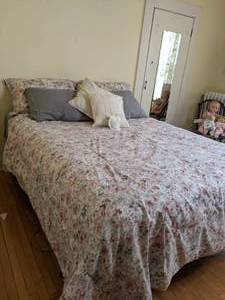 lot 98 image: Queen Size Bedding and Pillows