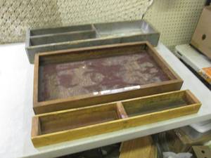 (RM3) 3 Vintage Wood Boxes...