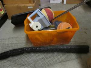 (A-2) Lot of Misc in Tote with Lid ...
