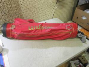 (F-3) Vintage Wilson Golf Bag with ...