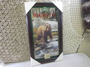 (F-3) Vintage Framed Miller High Li...