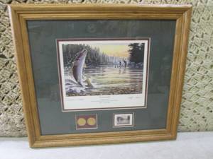 (F-3) Framed Vintage Geoff Hager F...