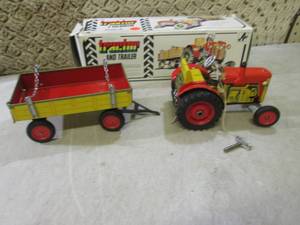 (C-4) Vintage Fetor Tractor and Tra...