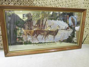 (RMC) Vintage Framed Pabst Blue Rib...