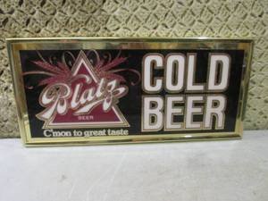 (BSB) Blatz Beer Cold Beer Wall Sig...