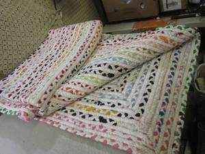 (RM1) 5 ft x 8 ft Rag Rug...