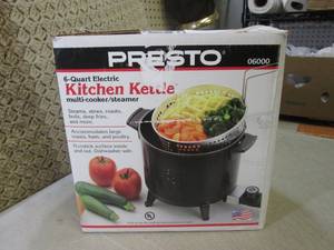 (D-2) Presto 6 Quart Electric Kitch...