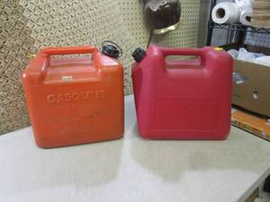 (FBR) 2 5 Gallon Gas Cans...