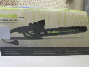(EW4) Poulan 14 Electric Chain Saw...